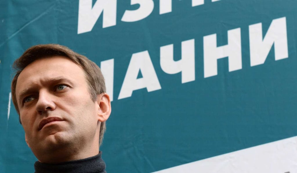 A photo taken on September 9, 2013 shows opposition candidate in Moscow's mayoral race, Alexei Navalny, speaking to the media at his campaign headquarters. Photo: AFP A photo taken on September 9, 2013 shows opposition candidate in Moscow's mayoral race, Alexei Navalny, speaking to the media at his campaign headquarters. Photo: AFP