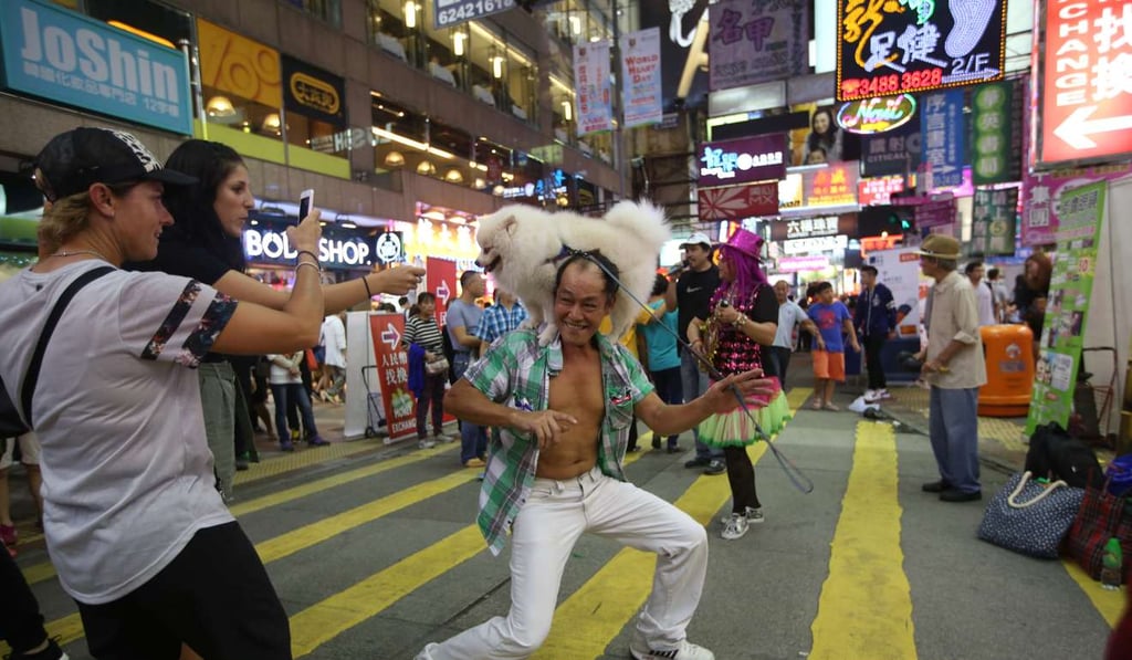 Mong Kok is becoming famous for street performances. Photo: Sam Tsang