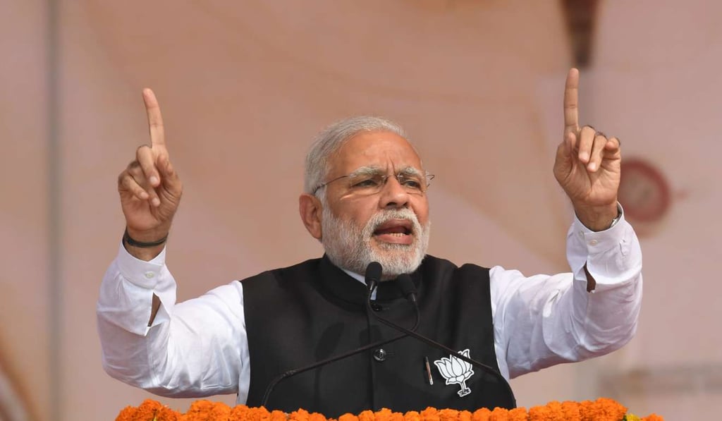 Indian Prime Minister Narendra Modi has been advised to consider introducing a universal basic income. Photo: AFP Indian Prime Minister Narendra Modi has been advised to consider introducing a universal basic income. Photo: AFP