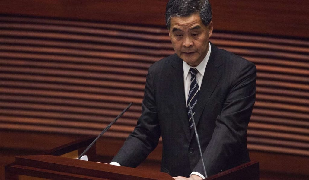 Chief Executive Leung Chun-ying delivers his policy address this year. In his address in 2009, he announced the launch of the city’s first Integrated Community Centre for Mental Wellness in Tin Shu Wai. Since then, a total of 24 such one-stop centres have been set up. But they face daunting challenges. Photo: EPA Chief Executive Leung Chun-ying delivers his policy address this year. In his address in 2009, he announced the launch of the city’s first Integrated Community Centre for Mental Wellness in Tin Shu Wai. Since then, a total of 24 such one-stop centres have been set up. But they face daunting challenges. Photo: EPA