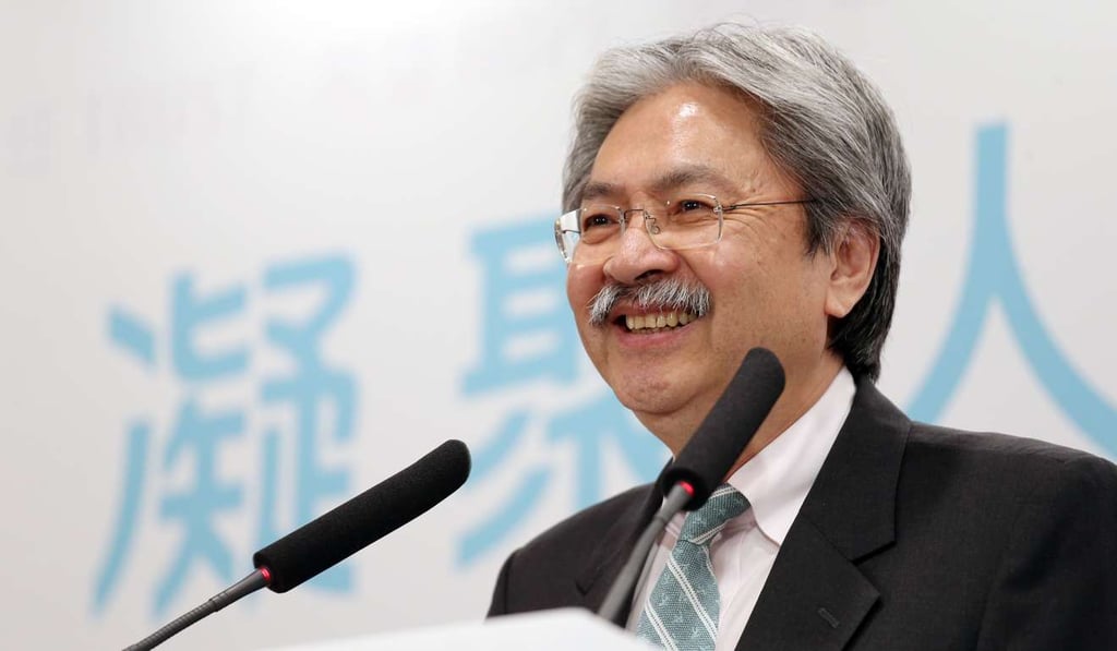 John Tsang, Hong Kong’s would-be chief executive, has suggested introducing a negative income tax. Photo: K. Y. Cheng