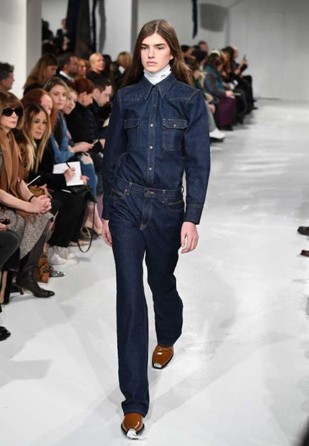 Calvin Klein’s show at New York Fashion Week in 2017. Photo: AFP Calvin Klein’s show at New York Fashion Week in 2017. Photo: AFP