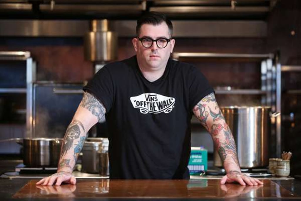 Nathan Green, executive chef of Rhoda. Photo: Edward Wong