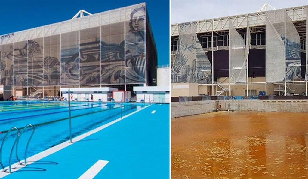 A view of the Olympic Aquatics Stadium, which was used for the Rio 2016 Olympic Games. Photo: Reuters