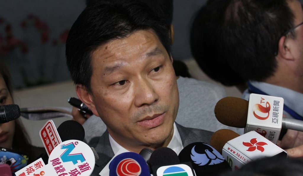 Junior Police Officers’ Association chairman Joe Chan Cho-kwong welcomes the police chief’s remarks. Photo: Dickson Lee