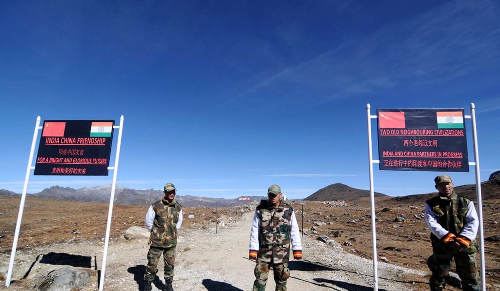 Indian Army personnel at Bumla pass on the India-China border in Arunachal Pradesh. Photo: AFP Indian Army personnel at Bumla pass on the India-China border in Arunachal Pradesh. Photo: AFP