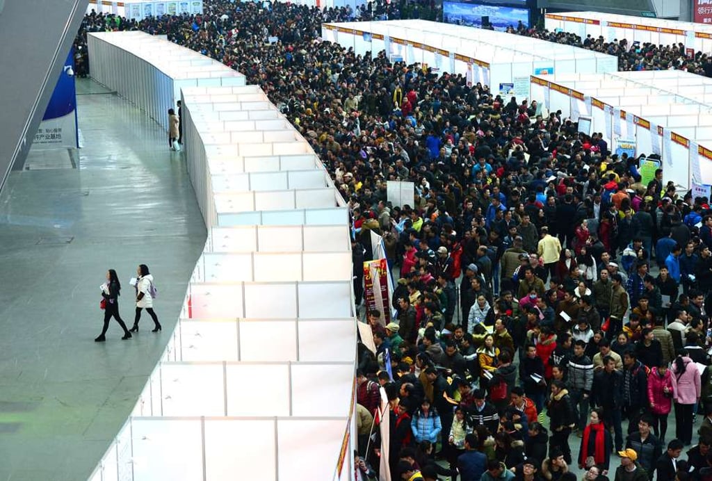 Automation will help add more jobs in areas such as service integration, cloud and relationship management, and risk management. Photo: Xinhua