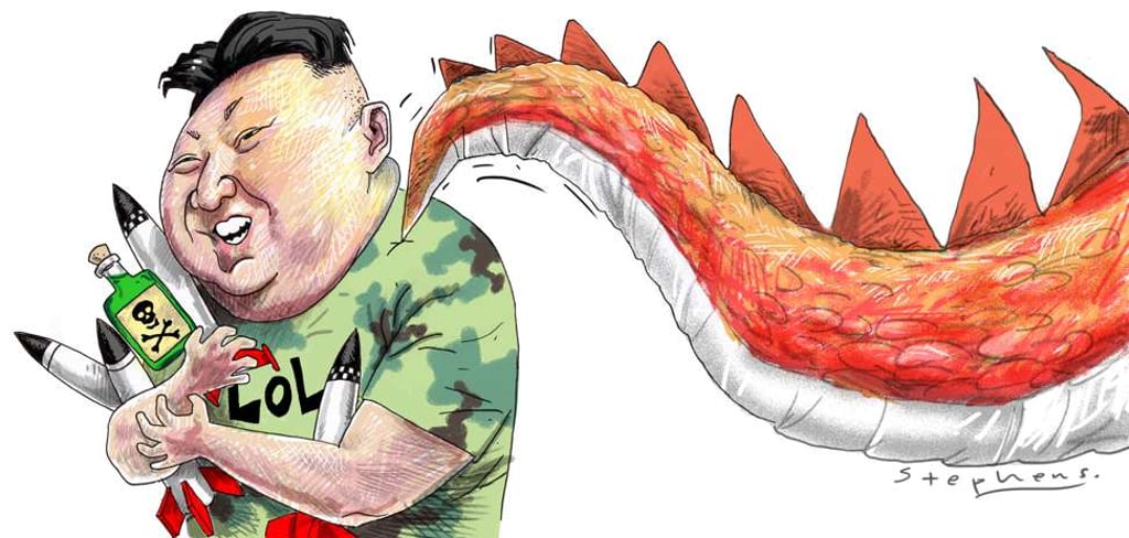 Although China has often emphasised the need for “stability” on the Korean peninsula, it is clearly fed up with Kim Jong-un’s nuclear-and-missile programme, amid a non-stop purge of his enemies. Illustration: Craig Stephens