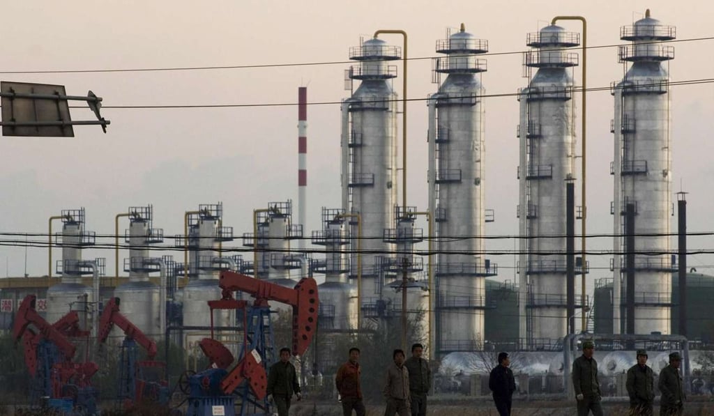 Plunging oil prices were a factor in the massive loss reported. Photo: EPA