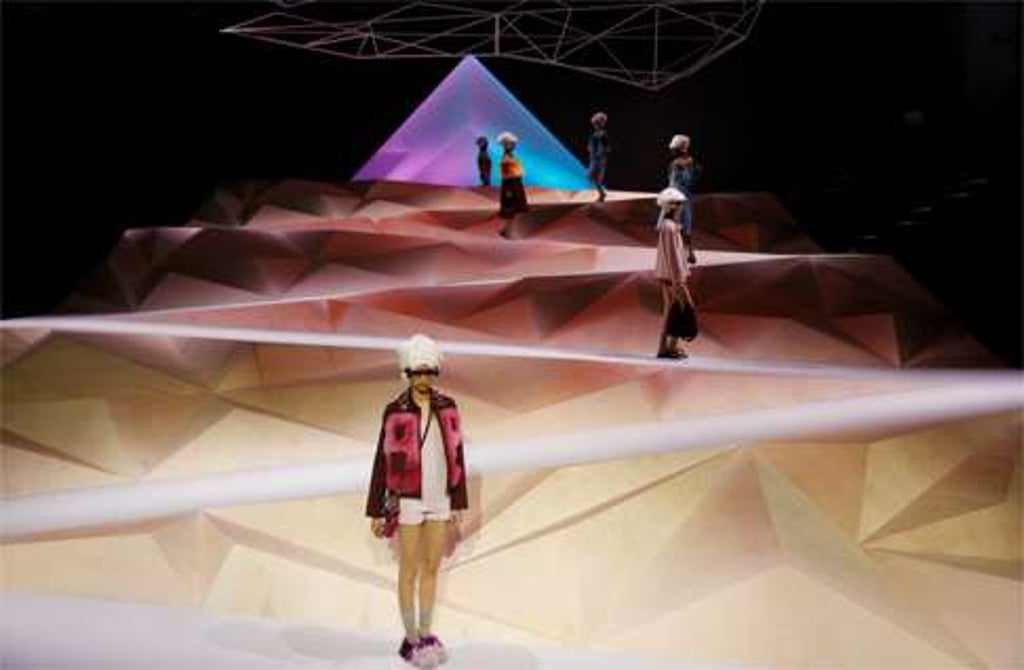 Anya Hindmarch’s autumn-winter 2017 collection at London Fashion Week. Photo: REUTERS