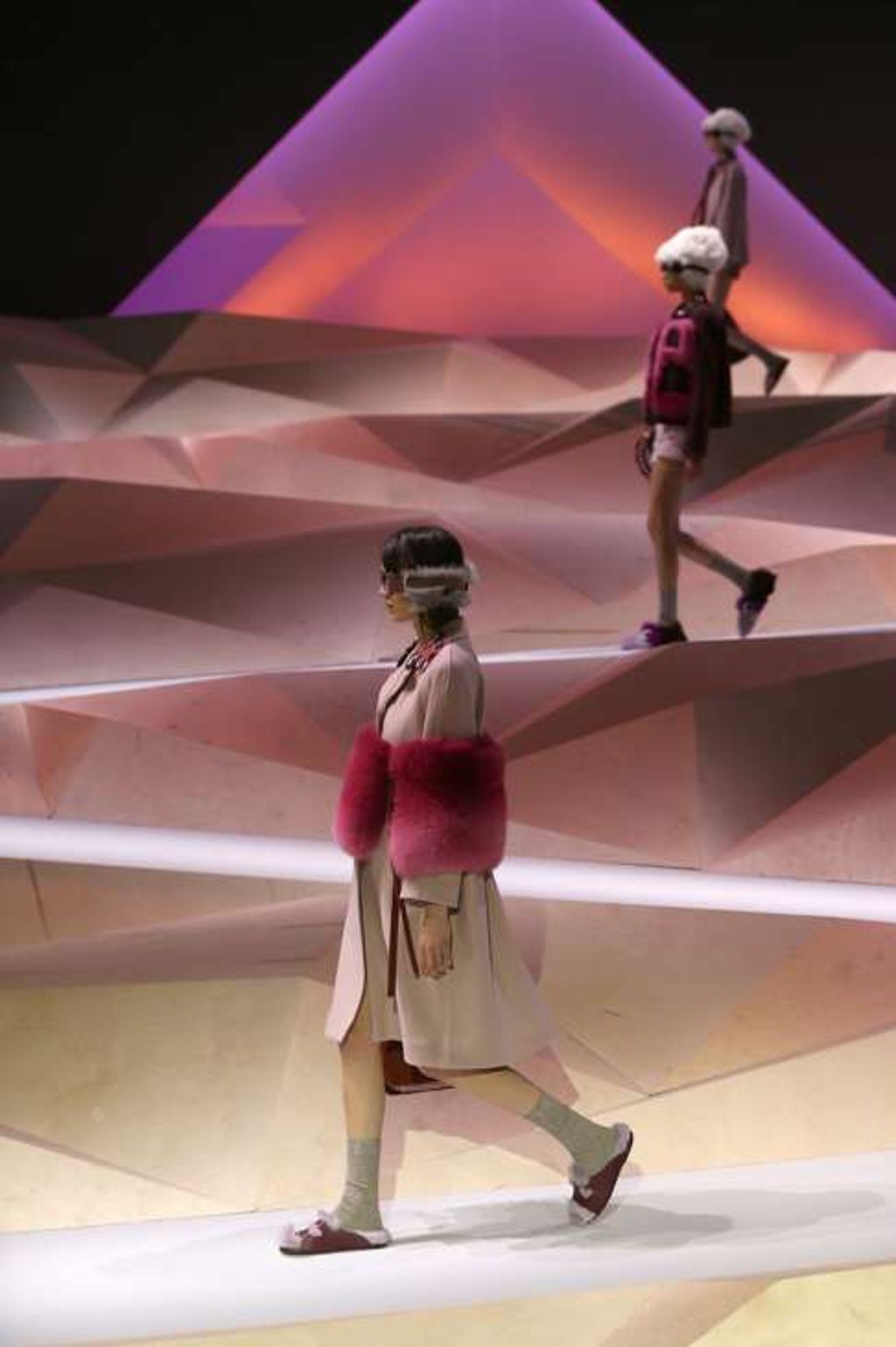 Anya Hindmarch’s autumn-winter 2017 collection at London Fashion Week. Photo: REUTERS