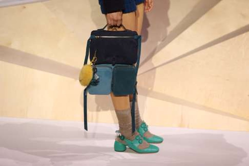 Anya Hindmarch’s autumn-winter 2017 collection at London Fashion Week. Photo: REUTERS