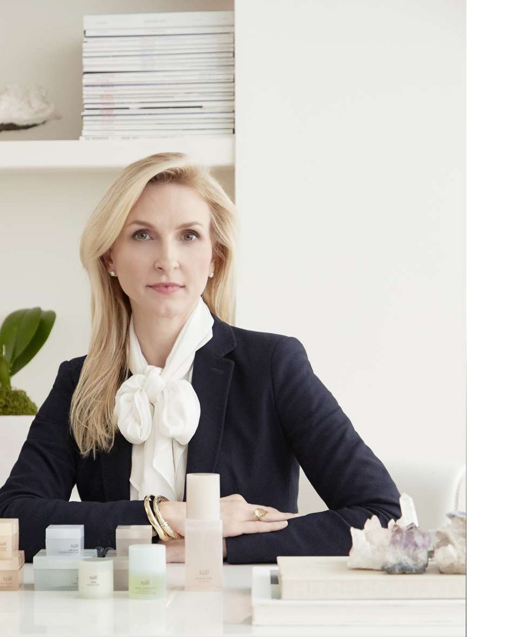 Sjal Skincare co-founder Kristin Petrovich.
