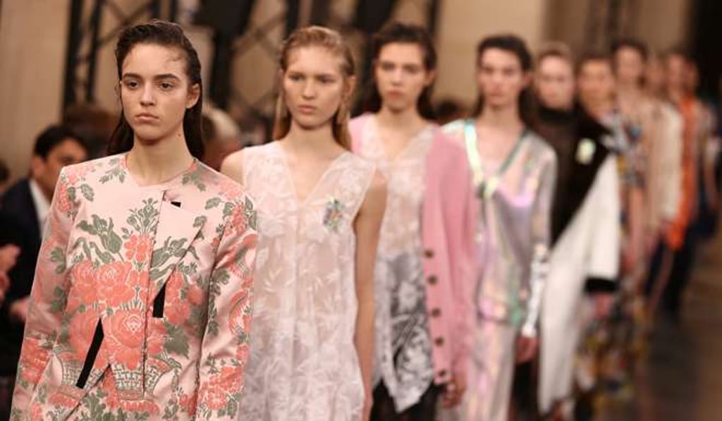 Christopher Kane’s autumn-winter 2017 at London Fashion Week. Photo: REUTERS