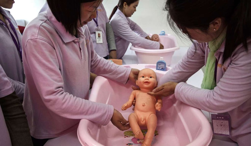 China's burgeoning middle class has boosted demand for domestic help in urban areas, and the need for qualified childcare is expected to grow. Photo: Getty Images