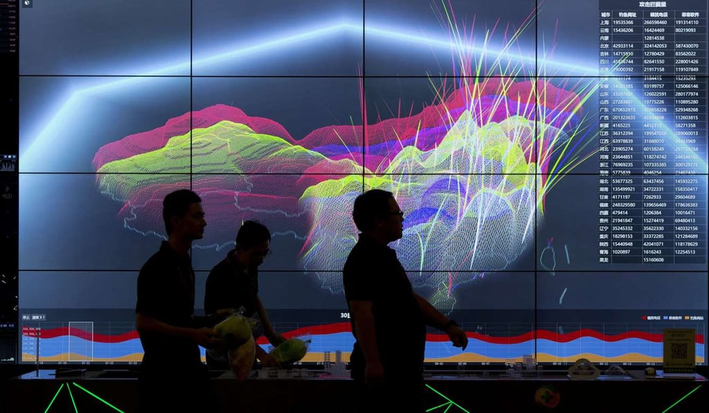 People attending the China Internet Security Conference in Beijing last year walk past a live visualisation of internet attacks across China. The Chinese government imposes strict censorship and tight internet controls, but that has done little to dampen the spirit of start-ups on the mainland. Photo: AP People attending the China Internet Security Conference in Beijing last year walk past a live visualisation of internet attacks across China. The Chinese government imposes strict censorship and tight internet controls, but that has done little to dampen the spirit of start-ups on the mainland. Photo: AP