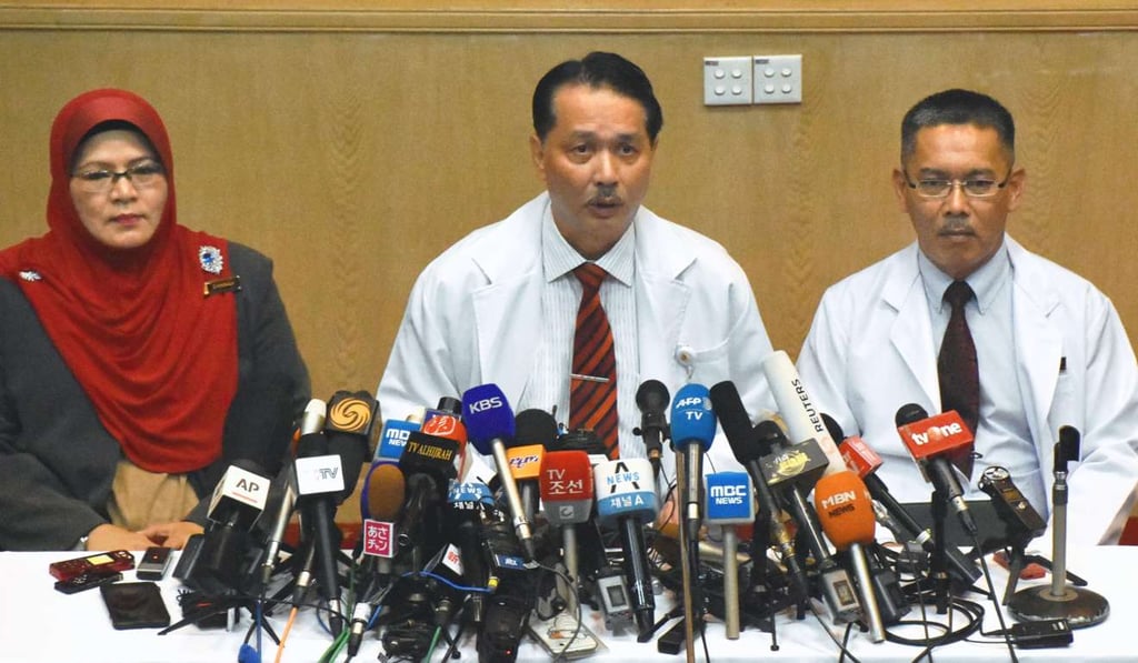 Malaysia's Health Director General Noor Hisham Abdullah speaks at a news conference at Kuala Lumpur Hospital. Photo: Kyodo