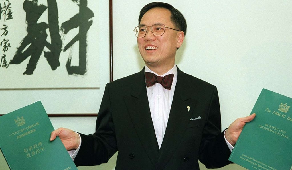 Donald Tsang’s big moment came in 1995 when he was appointed financial secretary. Photo: SCMP