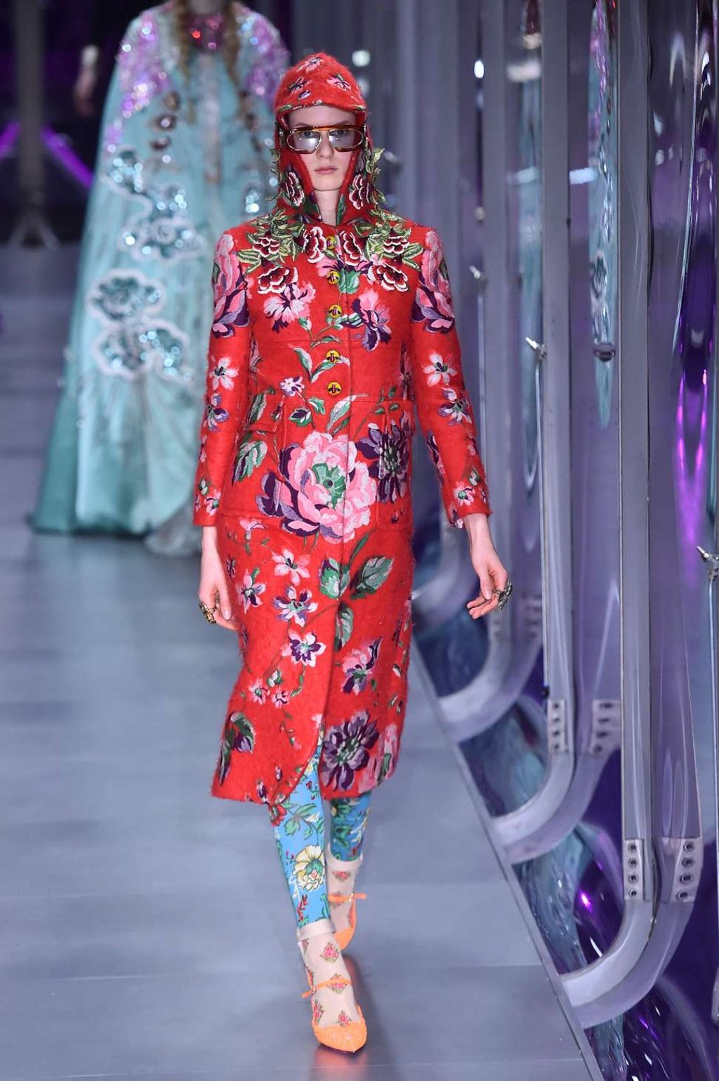 A look from Gucci’s autumn-winter 2017 show in Milan. Photo: AFP