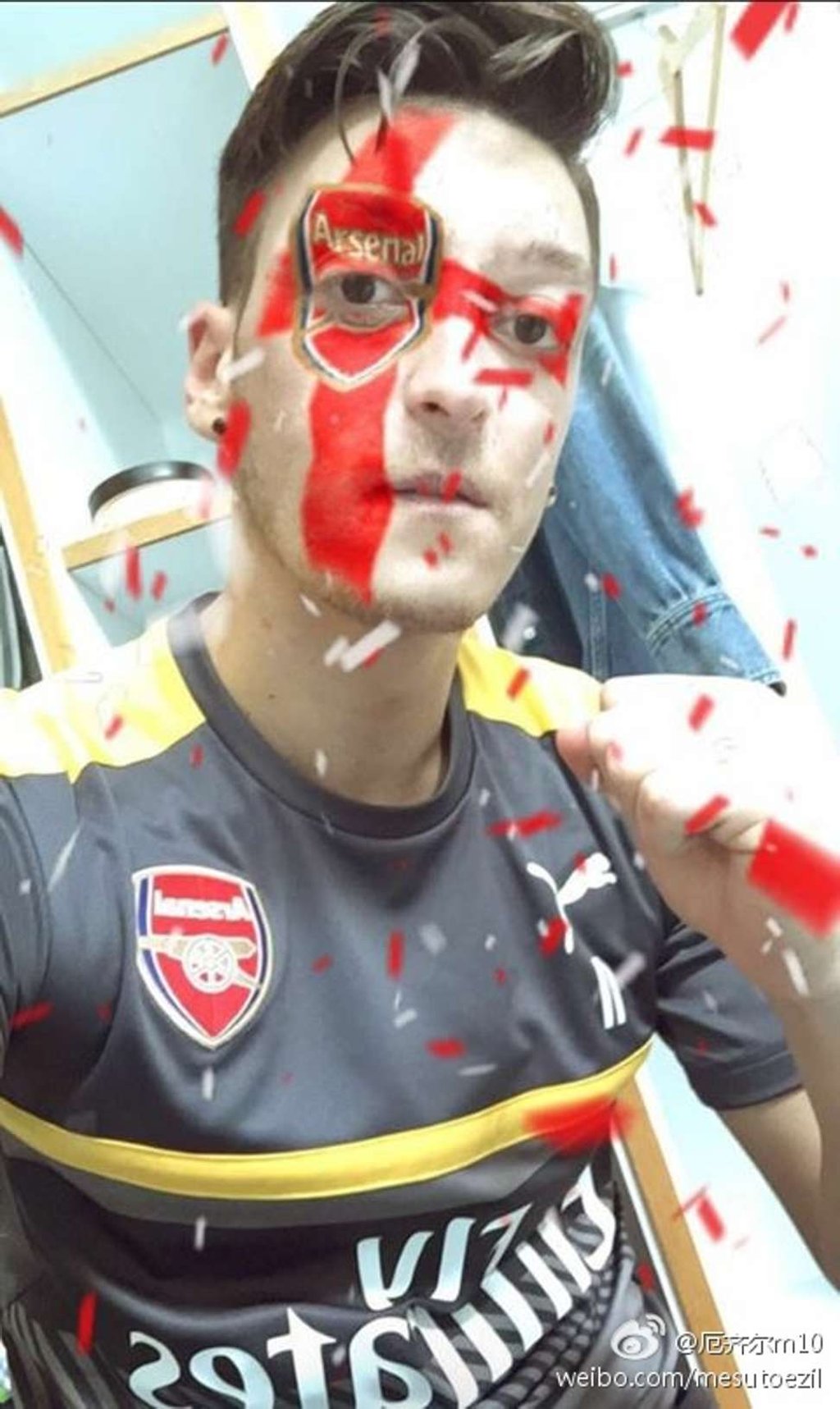 A recent post from Mesut Ozil on his Weibo page. Photo: Mesut Ozil / Weibo