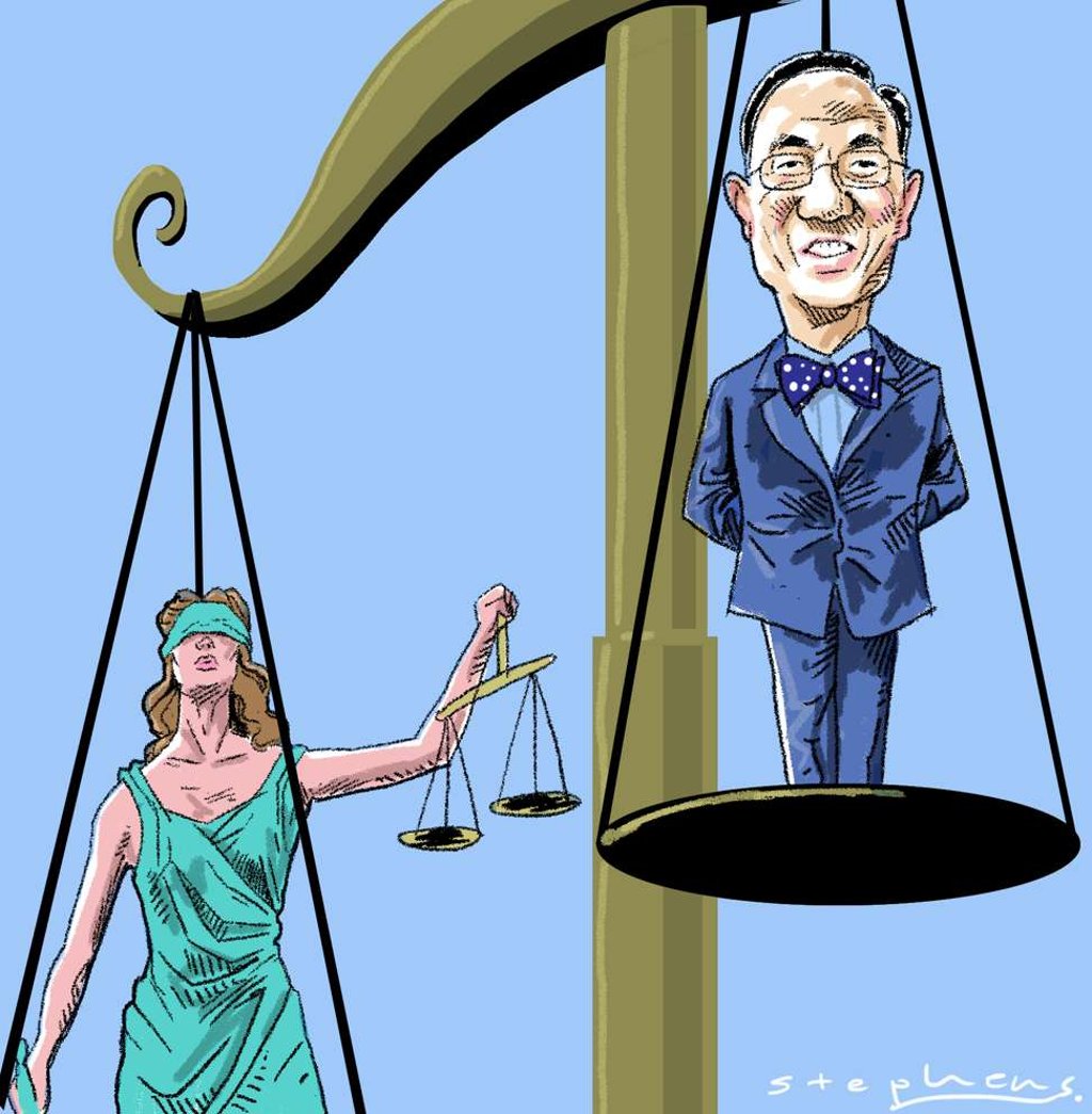 Donald Tsang is the highest-ranking Hong Kong official ever to be convicted and imprisoned. Illustration: Craig Stephens Donald Tsang is the highest-ranking Hong Kong official ever to be convicted and imprisoned. Illustration: Craig Stephens