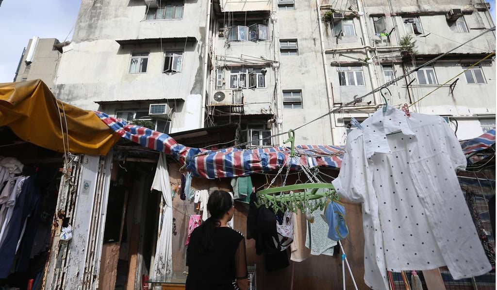 A roof shack apartment in Cheung Sha Wan is home to a family. Carrie Lam lists housing as a priority in her campaign platform. Photo: K. Y. Cheng