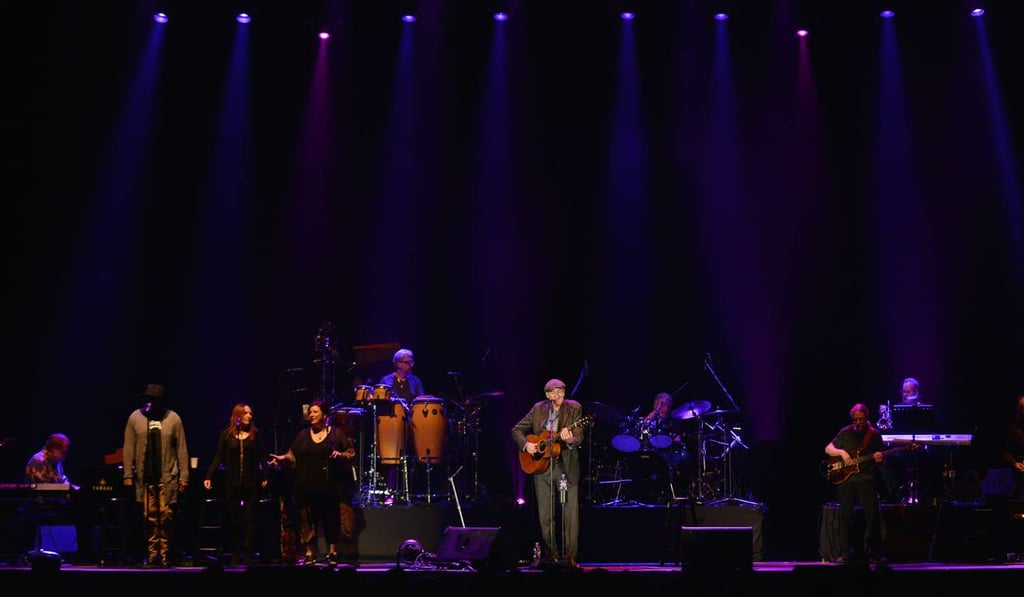 Taylor with his all-star band.