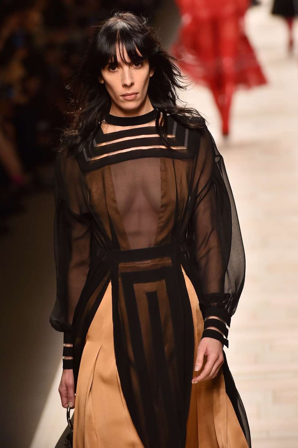 Fendi’s autumn-winter 2017/2018 collection at Milan fashion week. Photo: AFP