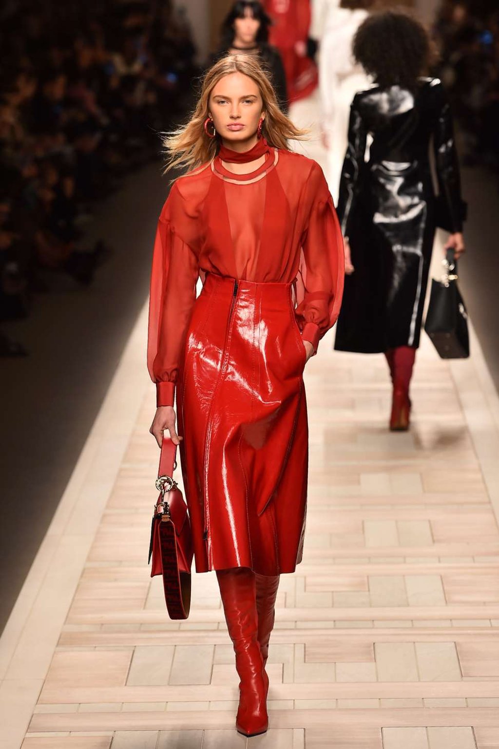 Fendi’s autumn-winter 2017/2018 collection at Milan fashion week. Photo: AFP