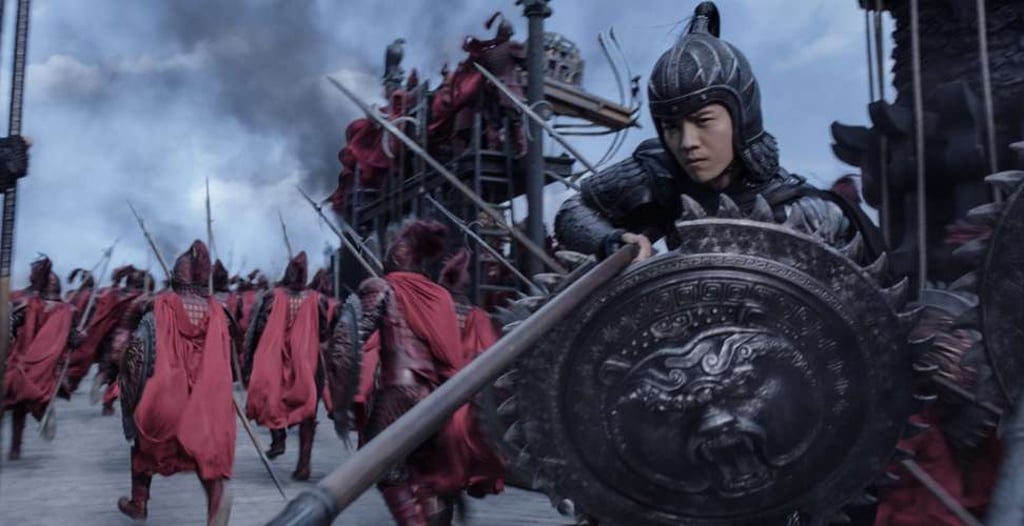 Lu Han in a still from The Great Wall.