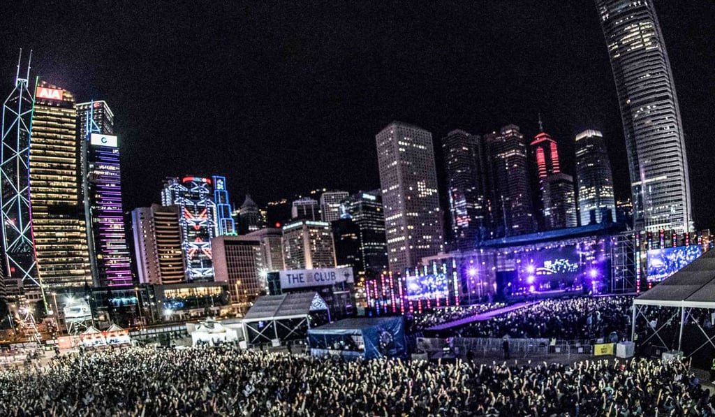 Sunday’s crowd at the Dragonland Music Festival. Sunday’s crowd at the Dragonland Music Festival.