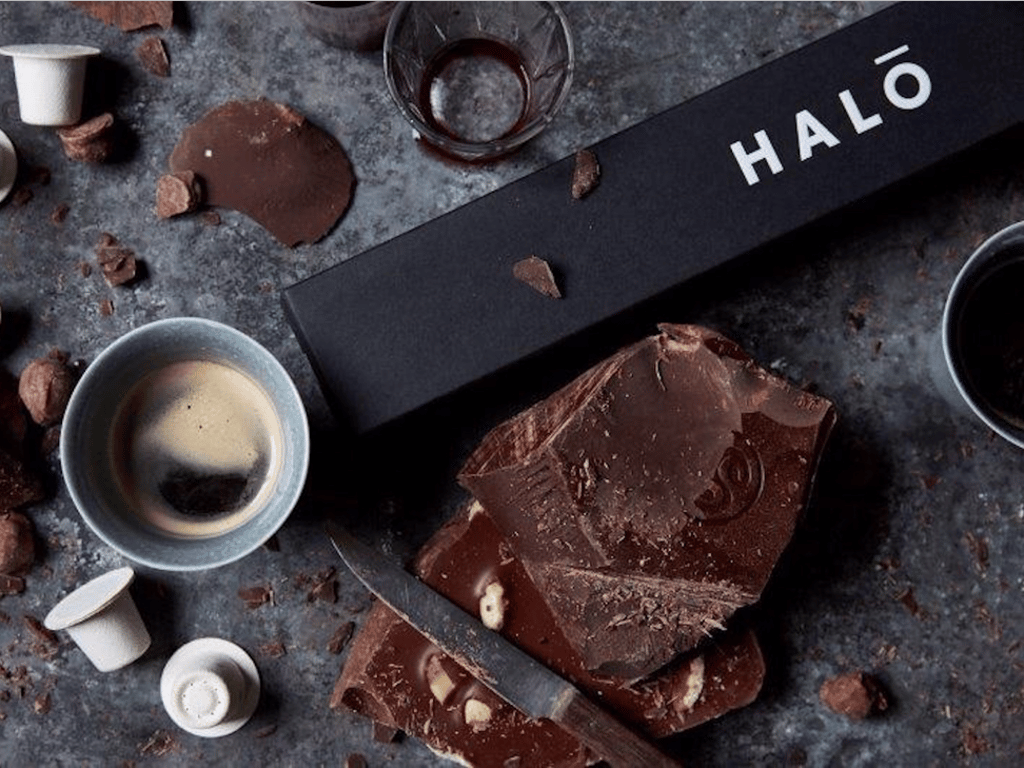 Halo is a high-end eco-friendly coffee capsule company. Photos: Halo