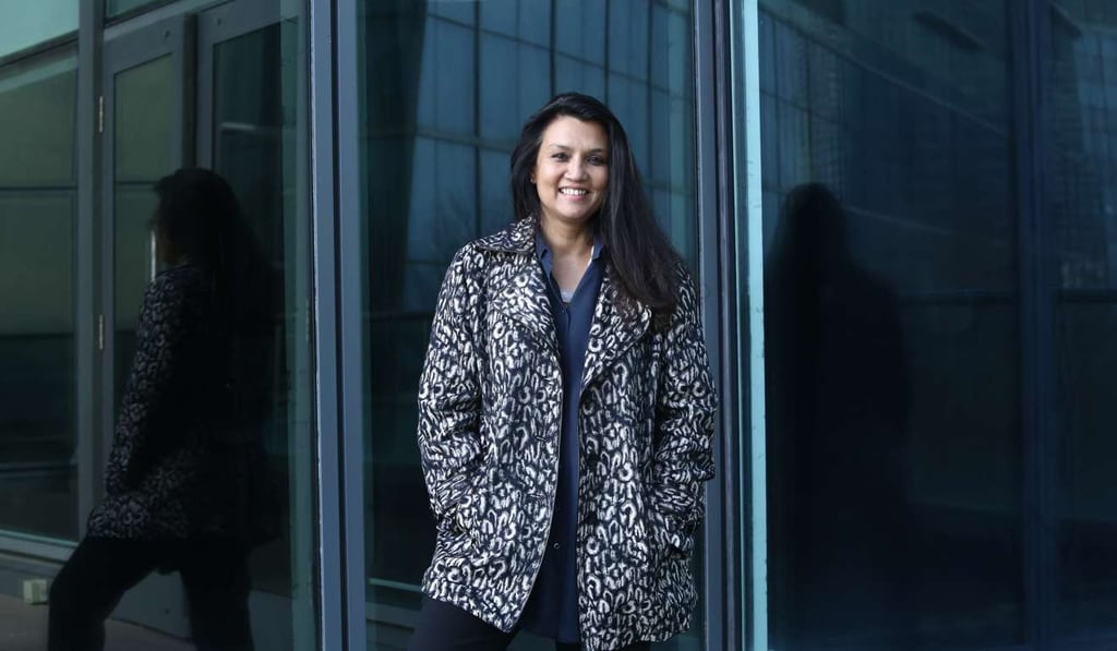 Suhanya Raffel, head of M+, at the West Kowloon Cultural District Authority’s Cyberport head office. Photo: Jonathan Wong