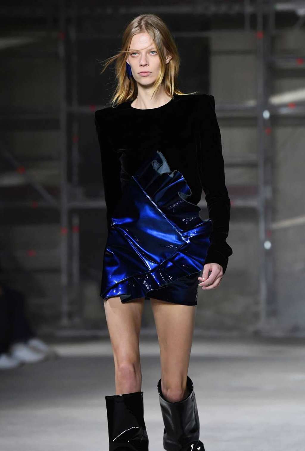 Yves Saint-Laurent’s autumn-winter 2017 collection at Paris Fashion Week. Photo: AFP