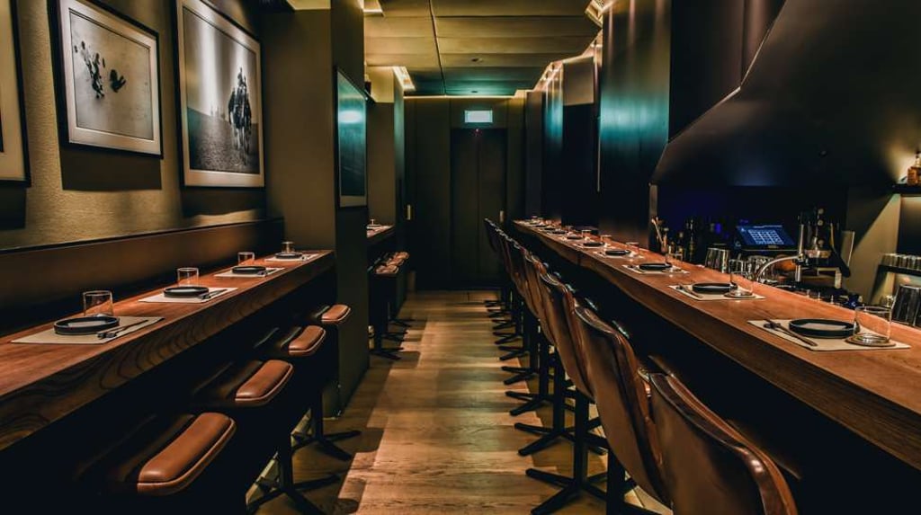 Interior of Ronin in Sheung Wan.