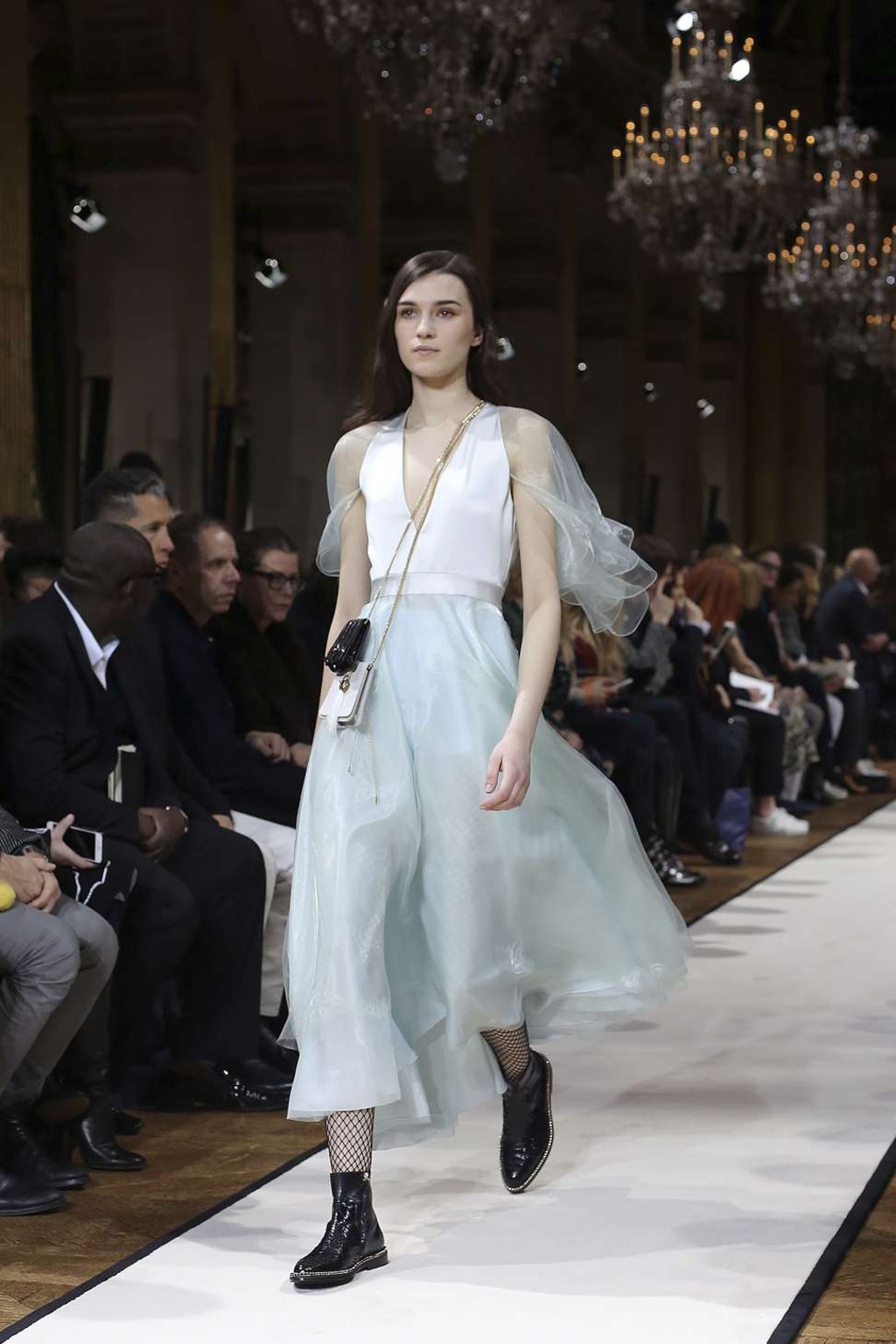 Lanvin’s autumn-winter 2017 collection at Paris Fashion Week. Photo: AP Lanvin’s autumn-winter 2017 collection at Paris Fashion Week. Photo: AP