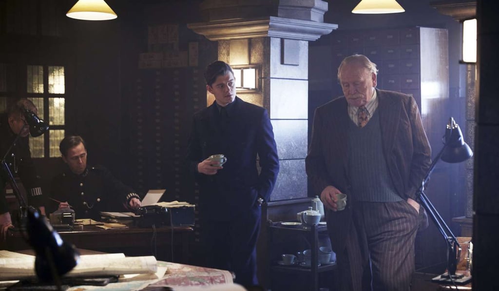 Riley (centre) and Cosmo (right) in SS-GB.