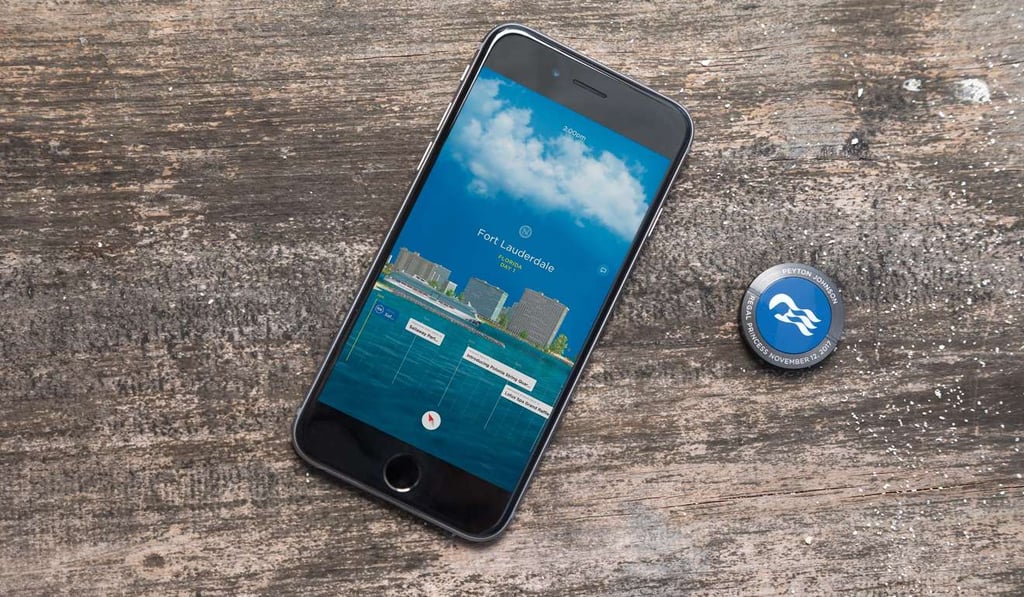 The Ocean Medallion serves as a ticket, a door key, and an e-wallet, and can be paired with an app to order drinks.