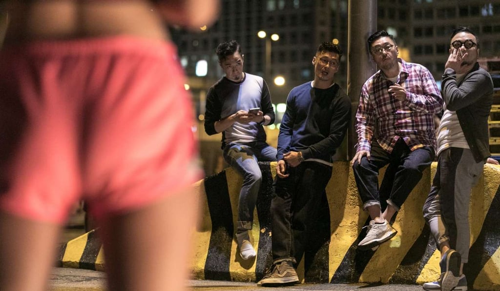 Shawn Yue (third from right) and his pals in a scene from Love Off the Cuff. Shawn Yue (third from right) and his pals in a scene from Love Off the Cuff.