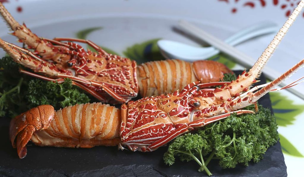 Crispy lobster puff being served at a restaurant in the Central business district of Hong Kong. Photo: Jonathan Wong