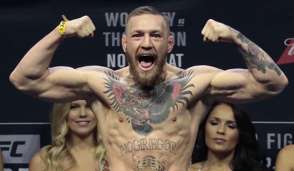 Mayweather says Conor McGregor might be “blowing smoke up people’s a**”. Photo: AP