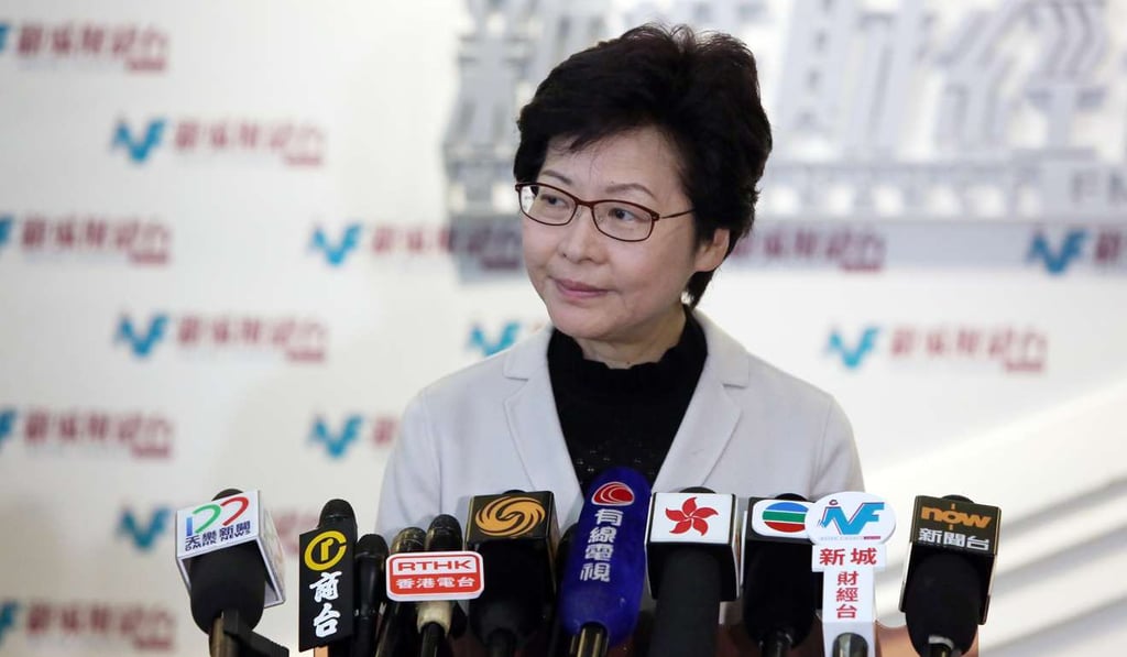 Former chief secretary Carrie Lam is seen by some as Beijing’s favoured candidate. Photo: Jonathan Wong