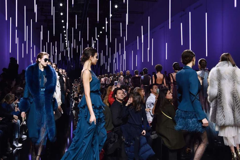 Looks from Elie Saab’s autumn-winter 2017-18 ready-to-wear collection. Photo: AFP Looks from Elie Saab’s autumn-winter 2017-18 ready-to-wear collection. Photo: AFP