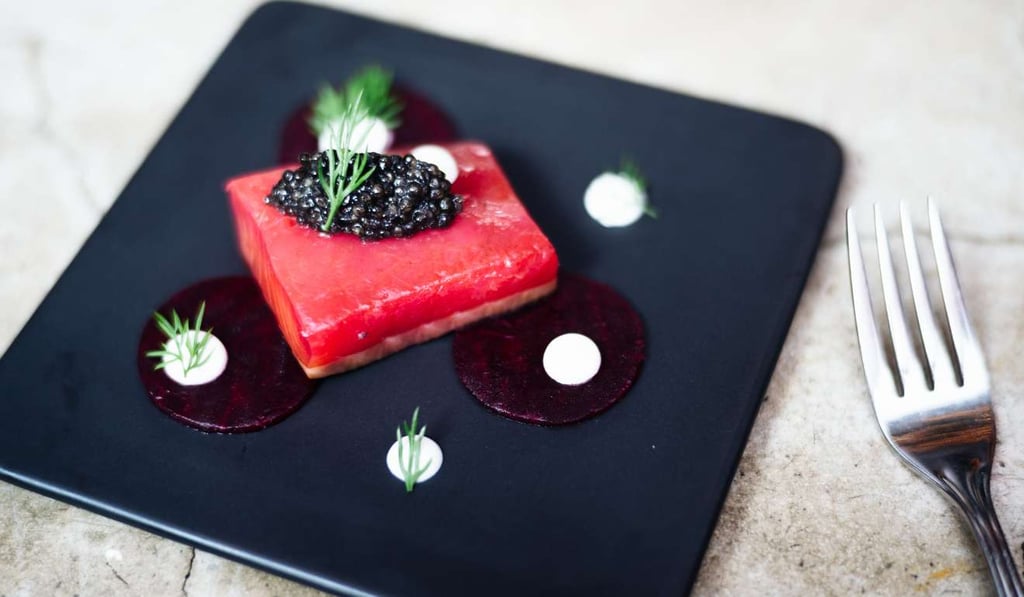 Cured salmon at Lily & Bloom in Central.