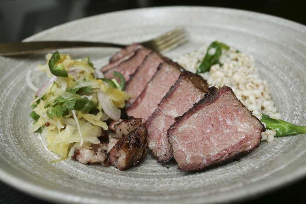 Short-rib pastrami. Photo: Jonathan Wong