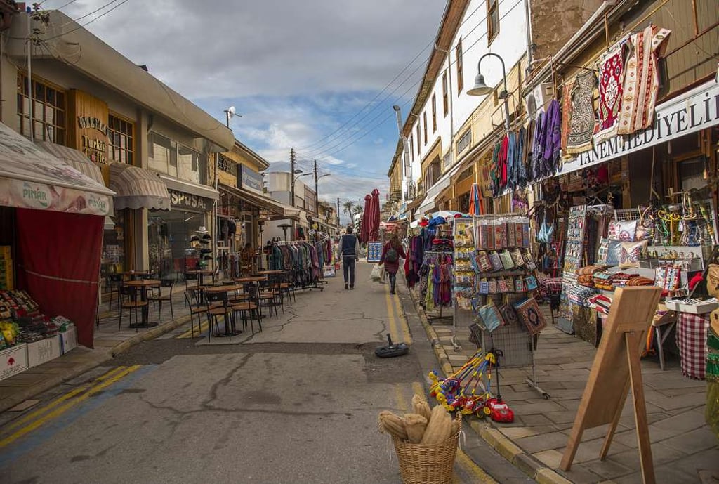 A street on the Turkish side of Nicosia.