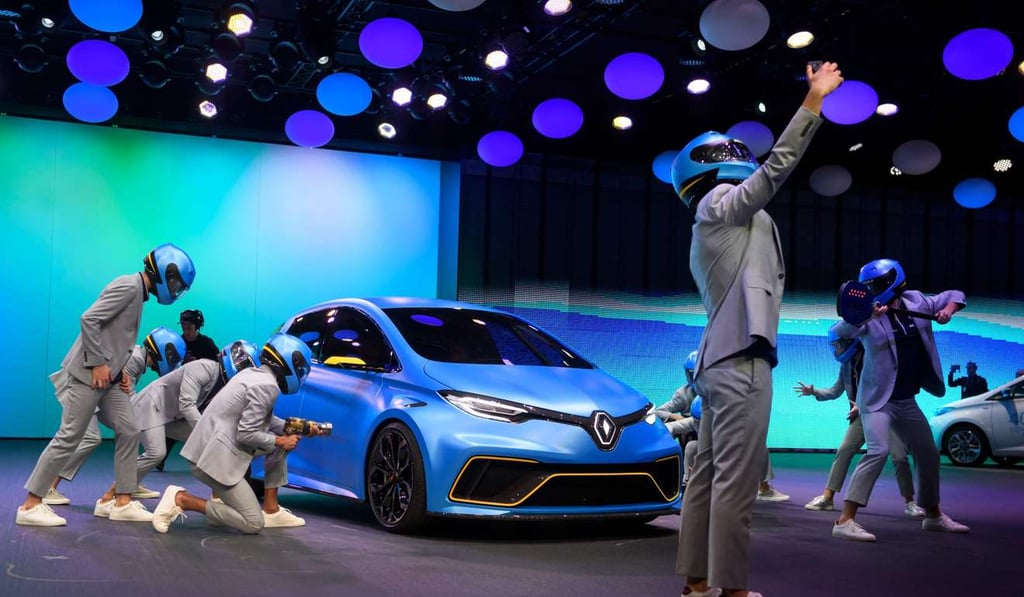 A Renault ZOE e-Sport concept car. Photo: AFP