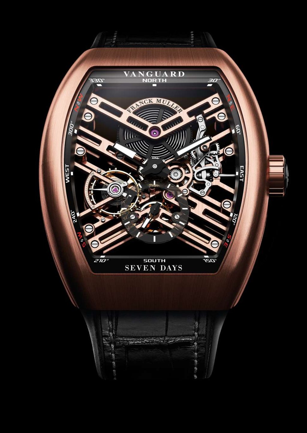 Franck Muller Vanguard 7 Days Power Reserve Skeleton