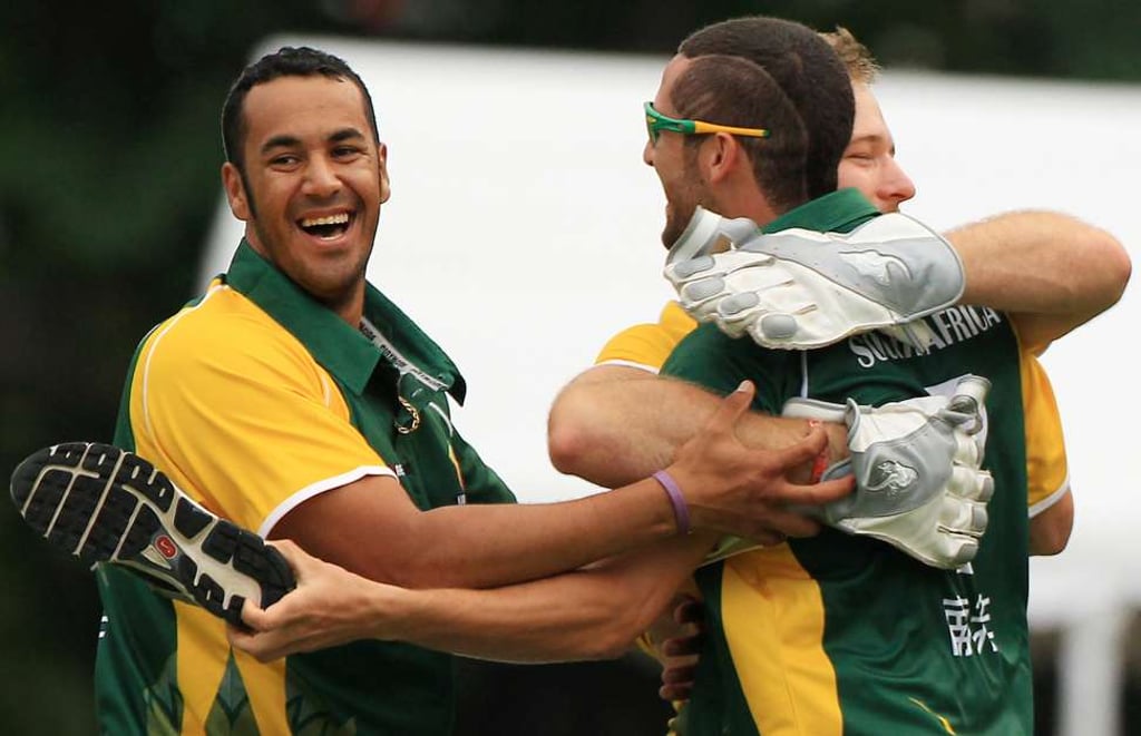South Africa win the 2012 Hong Kong Sixes. Photo:Jonathan Wong