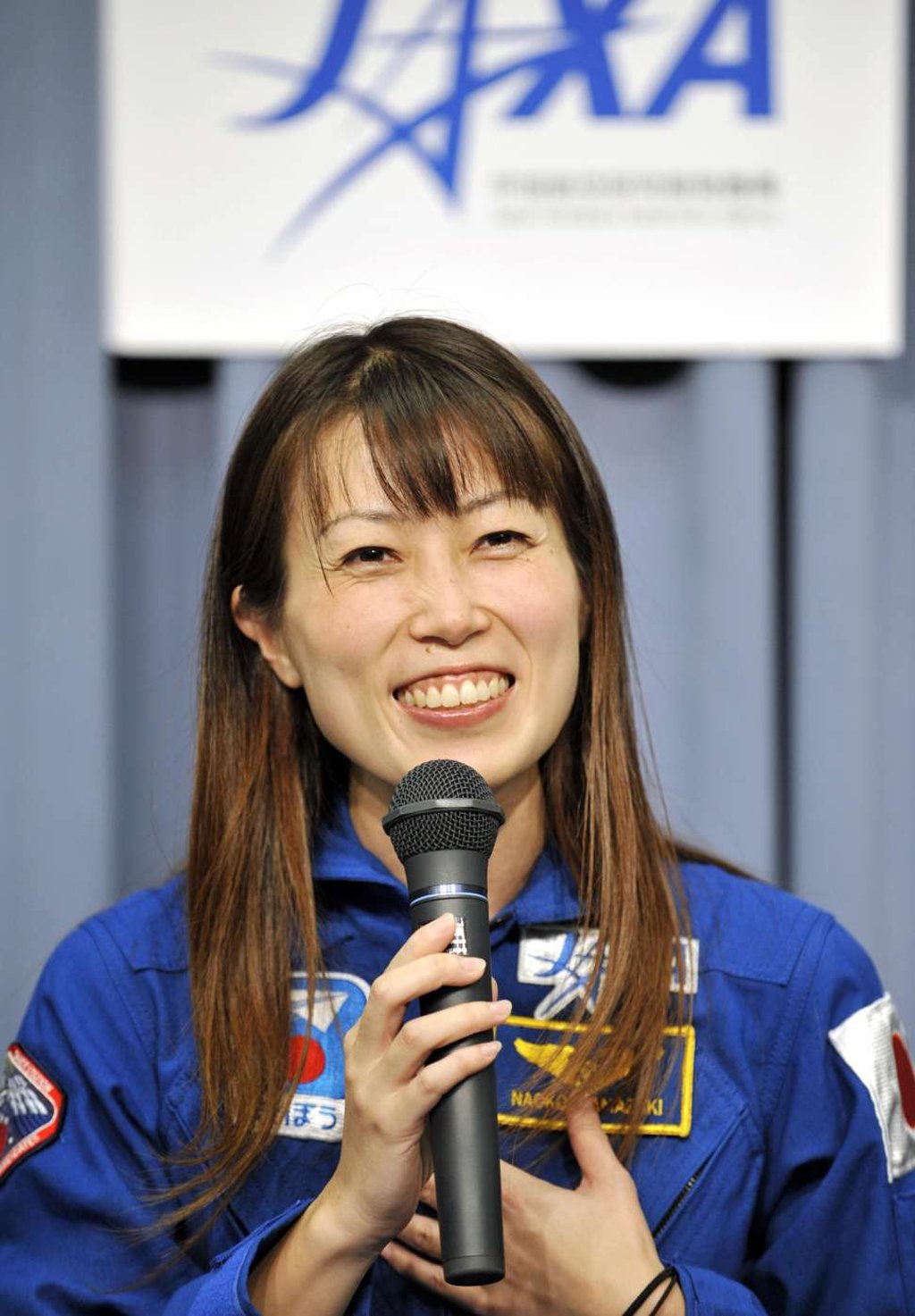 Japanese astronaut Naoko Yamazaki was all smiles when chosen for the 2010 Space Shuttle Atlantis mission. Photo: AFP